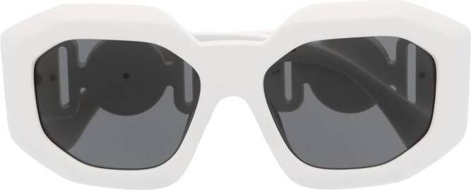 Versace Eyewear Zonnebril met vierkant montuur Wit
