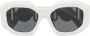 Versace Eyewear Zonnebril met vierkant montuur Wit - Thumbnail 1