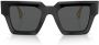 Versace Eyewear Zonnebril met vierkant montuur Zwart - Thumbnail 1