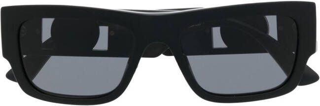 Versace Eyewear Zonnebril met vierkant montuur Zwart