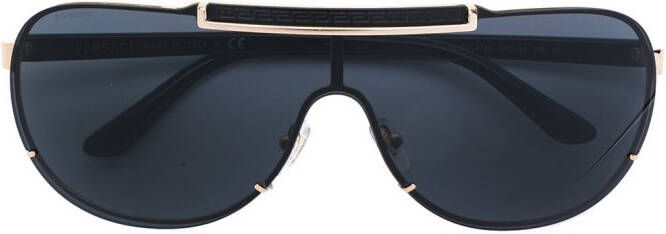Versace Eyewear zonneklep zonnebril Zwart