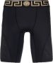 Versace Fietsshorts met Greca-band Zwart - Thumbnail 1