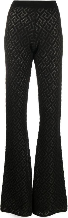 Versace Gebreide broek Zwart