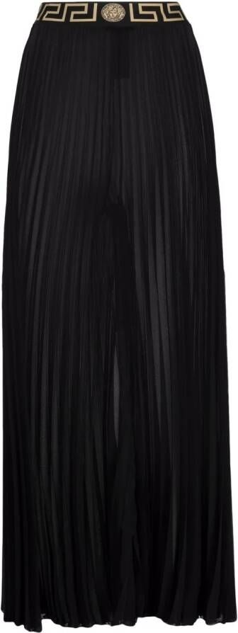 Versace Geplooide broek Zwart