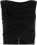Versace Gesmockte top Zwart - Thumbnail 1