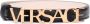 Versace Gespriem met logo Zwart - Thumbnail 1
