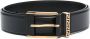 Versace Leren riem met Greca detail Zwart - Thumbnail 1