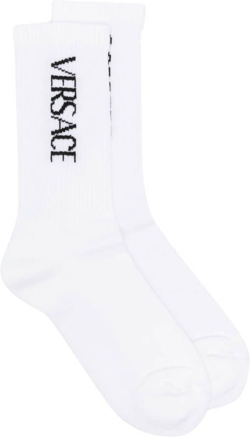 Versace Sokken met print Wit