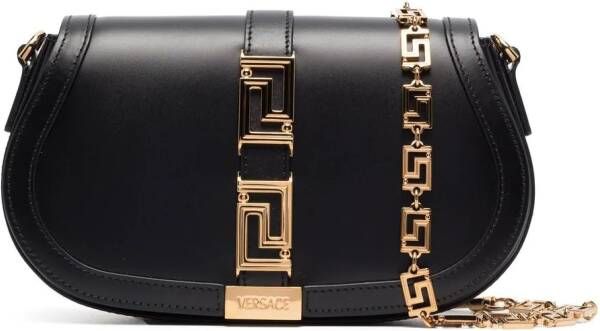 Versace Greca Goddess schoudertas Zwart