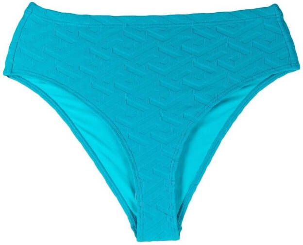 Versace High waist bikinislip Blauw