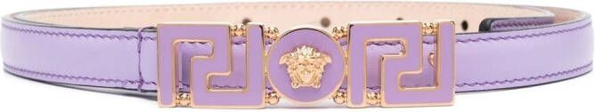 Versace Riem met Greca gesp Paars