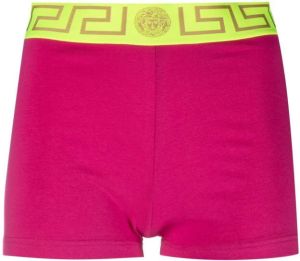Versace Greca-print boxer shorts Roze