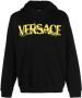 Versace Hoodie met logoprint Zwart - Thumbnail 1