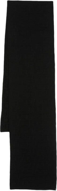 Versace Intarsia sjaal Zwart