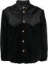 Versace Barocco Silhouette fleece jack Zwart - Thumbnail 1