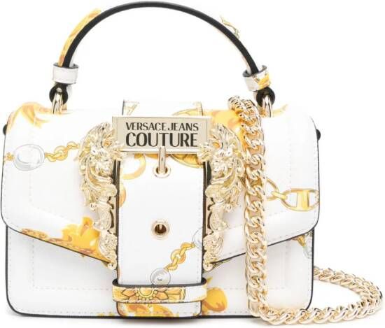 Versace Jeans Couture Shopper met barokprint Wit