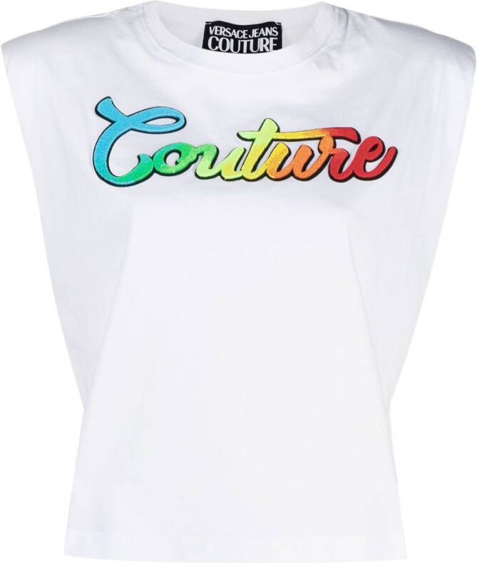 Versace Jeans Couture Cropped top Wit