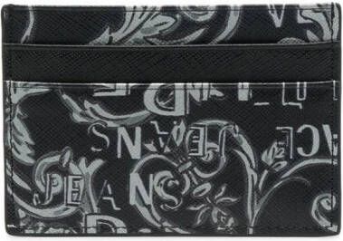 Versace Jeans Couture Pasjeshouder met baroccoprint Zwart