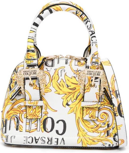 Versace Jeans Couture Shopper met Barocco print Wit