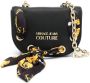 Versace Jeans Couture Schoudertas met barokprint Zwart - Thumbnail 1