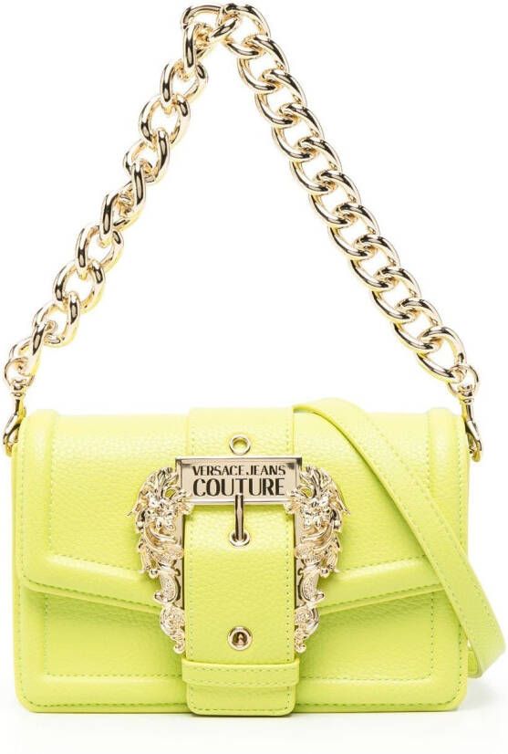 Versace Jeans Couture Schoudertas met gesp Groen