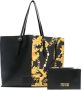 Versace Jeans Couture Shopper van imitatieleer Zwart - Thumbnail 1