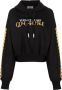 Versace Jeans Couture Blouse met logoprint Zwart - Thumbnail 1