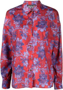 Versace Jeans Couture Blouse met print Rood
