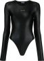 Versace Jeans Couture Body met logopatch Zwart - Thumbnail 1