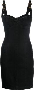 Versace Jeans Couture Denim mini-jurk Zwart