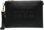 Versace Jeans Couture Clutch met logoplakkaat Zwart - Thumbnail 1