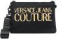 Versace Jeans Couture Clutch met logoprint Zwart - Thumbnail 1