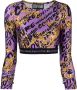 Versace Jeans Couture Cropped top Paars - Thumbnail 1