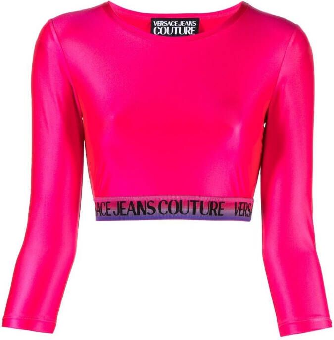 Versace Jeans Couture Cropped top Roze