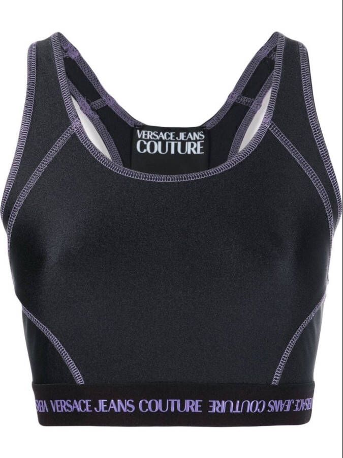 Versace Jeans Couture Cropped top Zwart