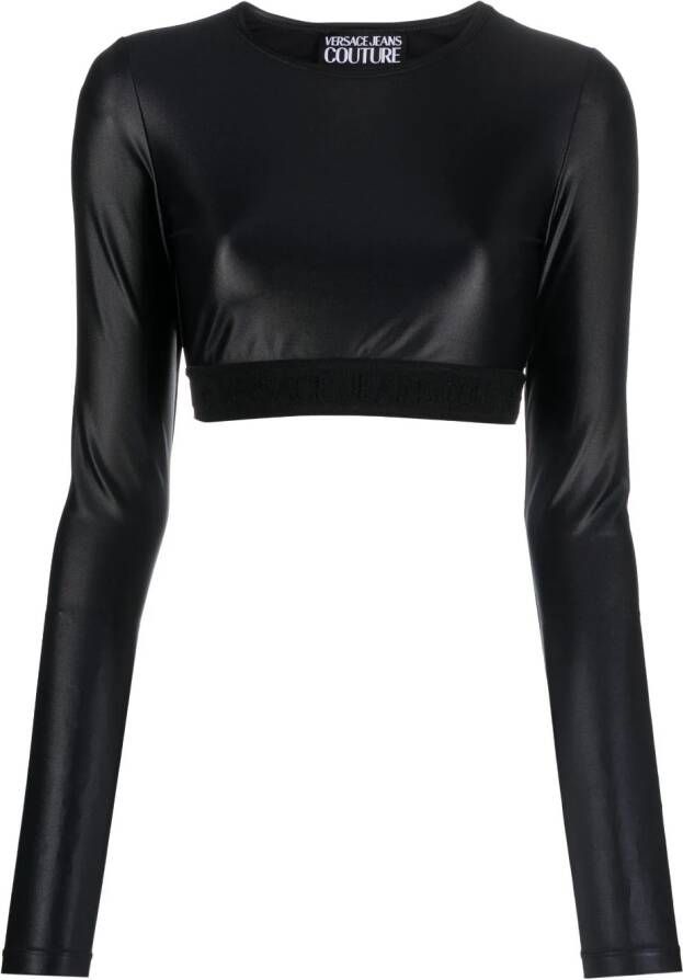 Versace Jeans Couture Cropped top Zwart