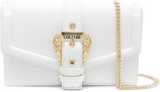 Versace Jeans Couture Crossbodytas met logogesp Wit