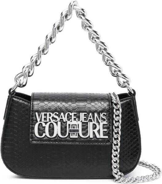 Versace Jeans Couture Crossbodytas met logoplakkaat Zwart
