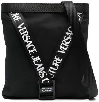 Versace Jeans Couture Crossbodytas met logoprint Zwart
