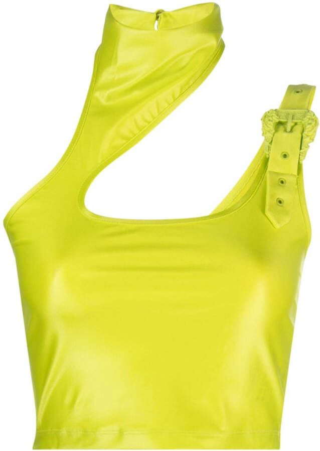 Versace Jeans Couture Cropped top Geel