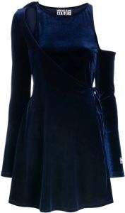 Versace Jeans Couture Uitgesneden midi-jurk Blauw