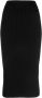 Versace Jeans Couture Gebreide midi-rok Zwart - Thumbnail 1