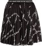 Versace Jeans Couture Geplooide rok Zwart - Thumbnail 1
