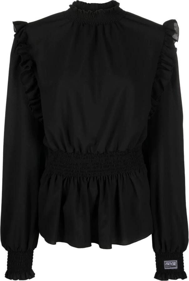 Versace Jeans Couture Getailleerde blouse Zwart