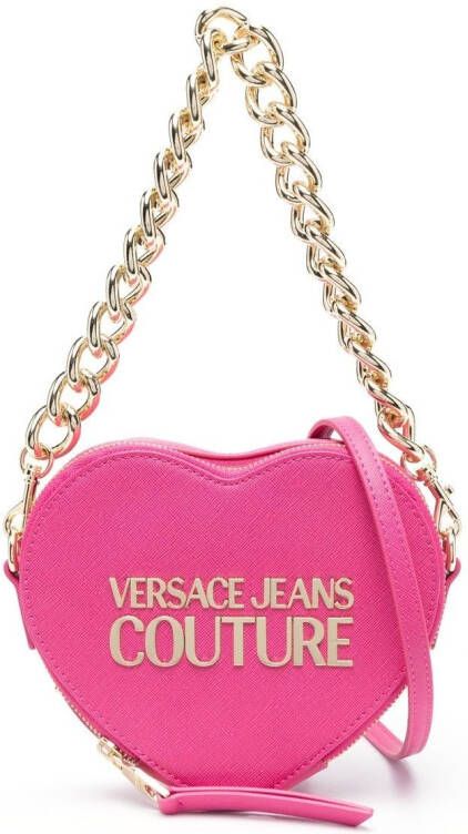 Versace Jeans Couture Hartvormige schoudertas Roze