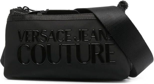 Versace Jeans Couture Heuptas met logo-reliëf Zwart
