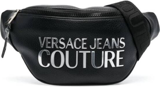 Versace Jeans Couture Heuptas met logo Zwart