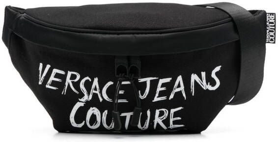 Versace Jeans Couture Heuptas met logoprint Zwart