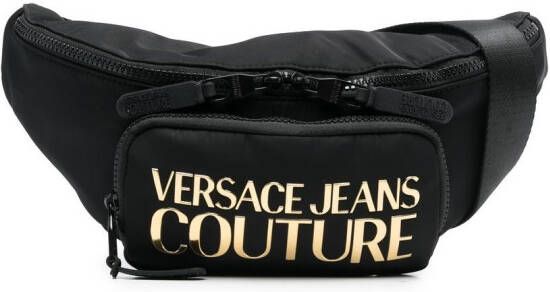 Versace Jeans Couture Heuptas met logoprint Zwart