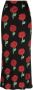 Versace Jeans Couture Rok met bloemenprint Zwart - Thumbnail 1